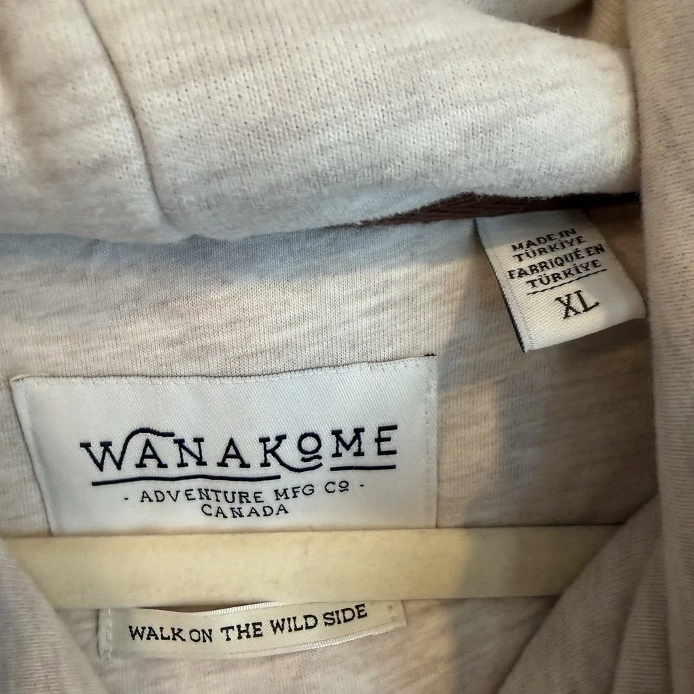 Wanakome Selene Leo Hoodie XL Leopard Canada Grey